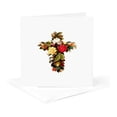 thumbnail image 5 of 3drose, Easter Christian Cross of Roses Cut Out, 12 Greeting Cards with Envelopes, 5 of 7