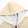thumbnail image 6 of Xaqiouau Womens Sherpa Lined Zip Up Hoodie Thick Fleece Hooded Sweatshirt with Multiple Pockets Warm Casual Jacket for Fall Winter Daily Wear, 6 of 9