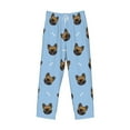 thumbnail image 4 of Xecao french Bulldog Face Men's Straight Lounge Pajama Pants: The Ultimate in Comfortable Sleepwear, 4 of 9