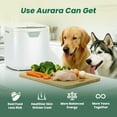 thumbnail image 7 of Aurara Pet Fresh Food Cooker 3LB Large Capacity Dog Food Maker for Dogs, Dishwasher Safe, White, 7 of 7