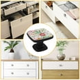 thumbnail image 5 of 4 Pcs Cabinet Handle Drawer Pulls Flowers Knobs with Screws Square Furniture Office Cabinet Knob Decoration, 5 of 5