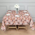 thumbnail image 3 of Pastel Halloween Ghosts Pattern Square Tablecloth,Waterproof Square Table Cover,Wipeable Spillproof Washable Table Cover for Home Kitchen Party Decor 60"x60"(152x152cm), 3 of 6