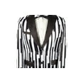 thumbnail image 3 of Mens 2 Button Black & White Piano Key Blazer By Alberto Nardoni Brand Designer, 3 of 3
