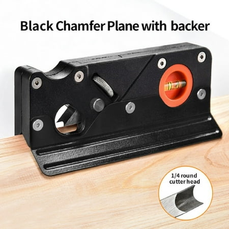 

BAMILL 1pcs Chamfer Hand Planer with Backer Woodworking Edge Corner Plane Manual Planer