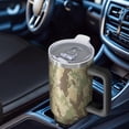 thumbnail image 6 of 40oz Tumbler with Handle and Straw, Vacuum Insulated Stainless Steel Travel Mug, Fits Car Cup Holder, Camo Print, 6 of 6
