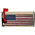 thumbnail image 2 of Coolnut Magnetic Mailbox Cover, American Flag Painted On Wood Post Mail Box Cover Mail Wraps Cover, Oversize 25.4" L x 20.78" W, 2 of 5