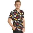 thumbnail image 4 of Tooniforms Scrubs Top For Men V-Neck TF740, 4 of 7