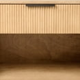thumbnail image 4 of Benjara Noe Celia 32" Nightstand- 1 Drawer- Shelf- Metal- Natural Solid Wood, 4 of 6