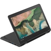 Restored Lenovo 300e Chromebook 11.6 Touchscreen 2-in-1 Laptop, Intel Celeron N4020, 4GB RAM, 32GB HD, Chrome OS, Black, 81MB0067US