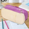 thumbnail image 4 of UALSRZL Pencil Case, Large Capacity Pencil Pouch Multifunctional, Stain-resistant Pencil Bag Box for Kids Elementary Middle School Supplies, Purple, 4 of 6