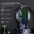 thumbnail image 3 of XVX 60% Gaming Keyboard, RGB 3-Modes Wireless Mechanical Keyboard, Mini 60 Percent Gamer Keyboard with Hot-Swappable Pre-lubed Linear Switch for Windows &, 3 of 7