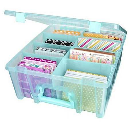 UPC: 0071617047306 | Artbin Super Satchel Double Deep Aqua Mist 1 Pack
