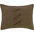 thumbnail image 6 of VHC Brands Ridge Patchwork Cotton Rustic Bedding Standard Sham, Cedar Green, 6 of 6