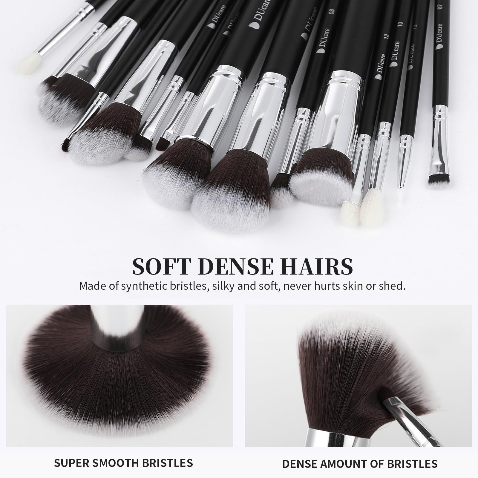 DUcare 15-Piece Professional Makeup Brushes Set photo 7