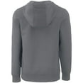 thumbnail image 3 of Men's Cutter & Buck Gray Las Vegas Raiders Primary Mark Roam Eco Recycled Half-Zip Pullover Hoodie, 3 of 3