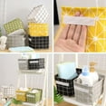 thumbnail image 3 of BOLLSLEY Fabric Storage Baskets Bins Cloth Collapsible Organizers Box Beach Anchor Nursery Toys Basket Shelves & Desks, 3 of 5