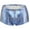 Blue, variant on Mens Underwear Underwear Boxers Fishscale Imitation Double - Ding Underwear Sexy