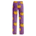 thumbnail image 5 of Halloween Pajama Pants Women Print Lounge Pants for Women, Soft Pj Pants Comfy Elastic Waist Sleepwear, Womens Halloween Pj Pants, Cozy Pajama Pants for Fall & Holiday, 5 of 5