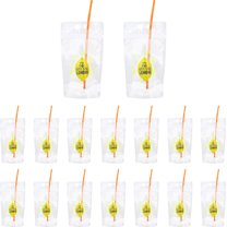 GOOHOCHY MultiUse Plastic Beverage Bags with Straws for Home Use LeakProof StandUp Design 1 Set