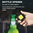 thumbnail image 3 of Rechargeable Keychain Mini Flashlight 3 Light Modes Portable Pocket Light with Folding Bracket Bottle Opener and Magnet Base 2 Pa, 3 of 7
