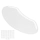 thumbnail image 4 of Face Visor, Transparent Fitting Forehead Waterproof Protective Shower Visor Strong Toughness Humanized Firmly Sticking  For Hair Salon For Makeup ANGGREK Transparent Face Visor, 4 of 8