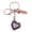 RQ, variant on Elegant Heart Photo Frame Keychain Crafted From Natural Stone Offering Multiple Color Personalize Romance