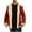 08 Red, variant on guisaled Mens Sherpa Jackets 2024 Winter Warm Plush Lapel Collar Suede Jackets Faux Leather Fuzzy Fleece Open Front Trench Coats Friday Clearance