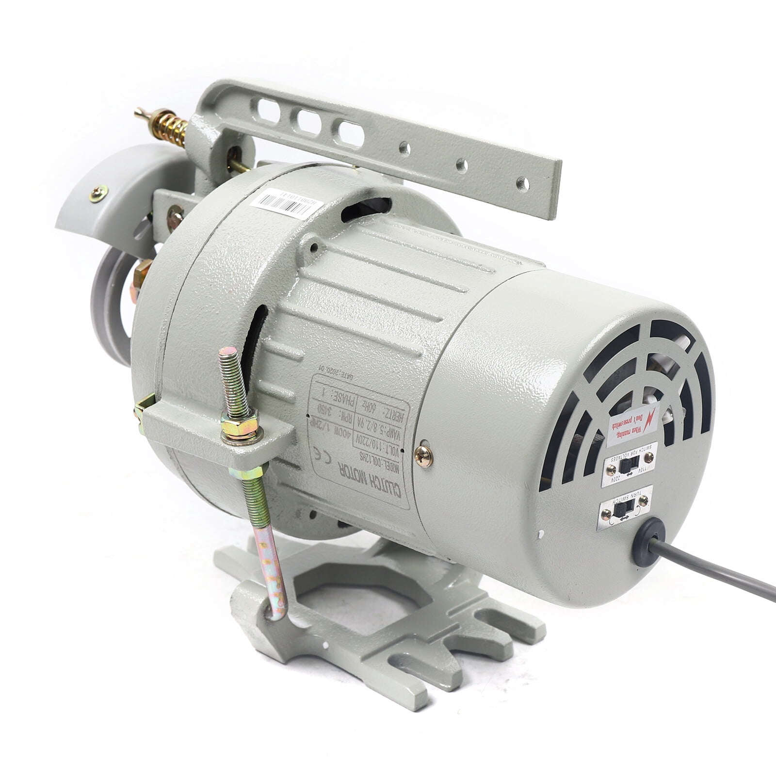 400W Industrial Sewing Machine Electric Servo Motor Clutch Motor for Industrial Sewing Machine Quiet Running 3450rpm