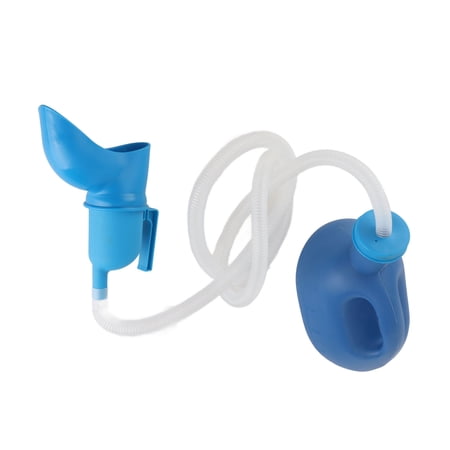 YAHHU Unisex Potty Urinal 2000ML Capacity Leakproof Urinal Bottle with Flexible Long Tube for Elderly Bedridden Patients, Portable Pee Holder for Men and Women, 10.63 inches / 27 cm