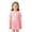 00-Pink2656, variant on Lullu Girls Ruffle Puff Sleeve Pleated Dress Summer Casual A Line Polo Dress, Sizes 6M-4T
