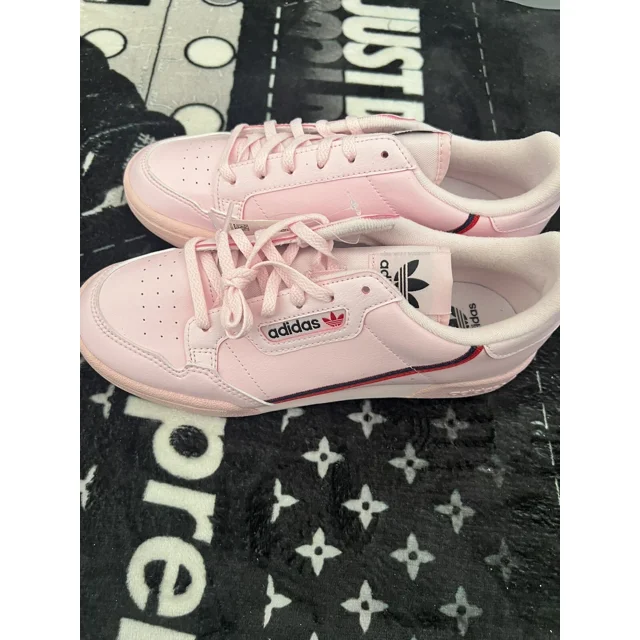 Size 5.5 Adi - das Continental 80 Clear Pink Style Mom Sneaker Shoe Walking Casual
