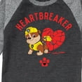 thumbnail image 3 of Paw Patrol -  Valentine's Heartbreaker - Toddler And Youth Raglan Graphic T-Shirt, 3 of 5