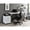 White, variant on Composite Wood & Metal Material | Rectangular Modern Writing Desk | Ideal for Home Office