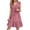 06-Pink2258, variant on XIAONU Womens V Neck Sleeveless Ruffle Mini Dress Loose Casual Summer Dress