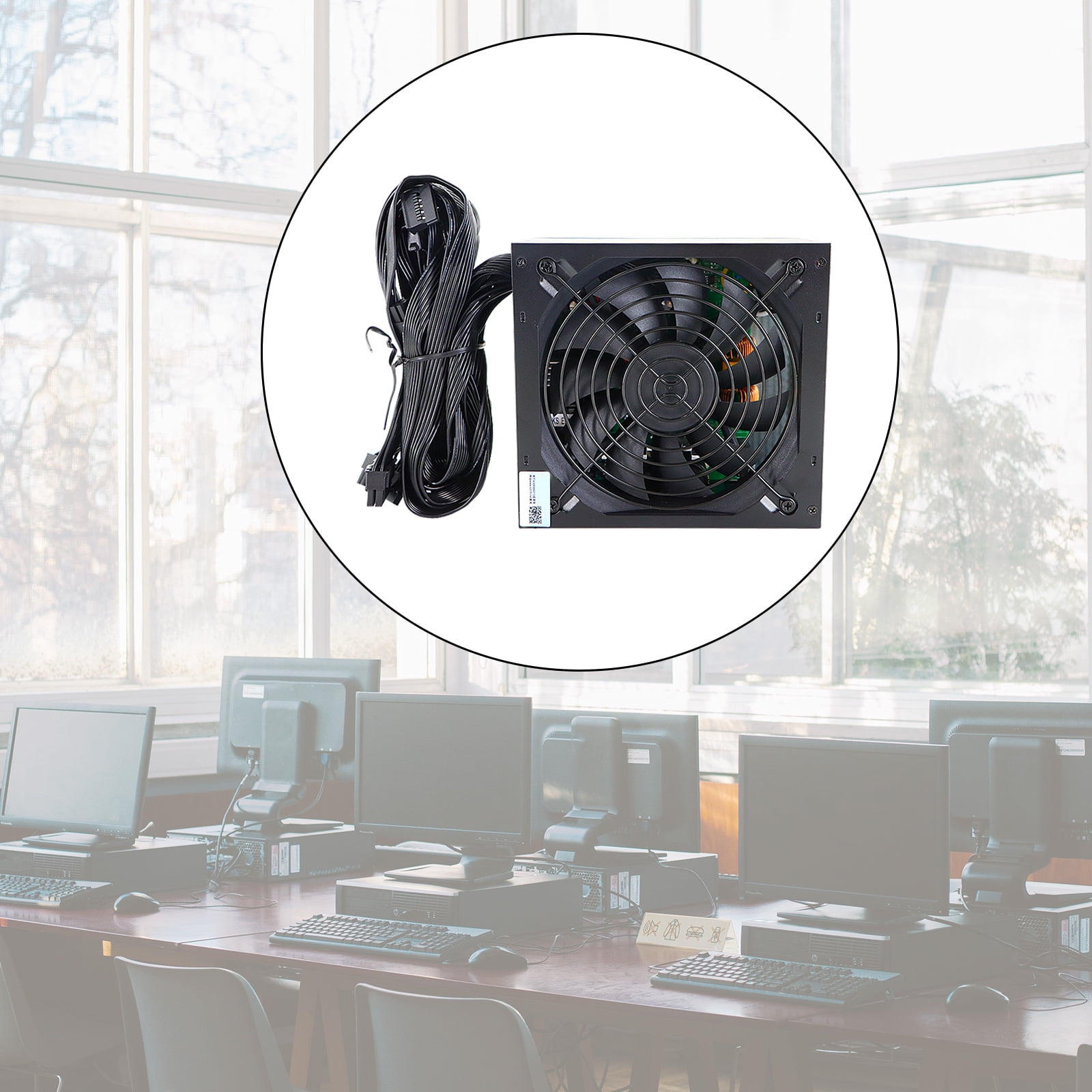 Advanced 550W Gaming Power Supply With Thermal Control and 700W Peaks Output Rate 550W Power Supply for Computer