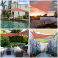 thumbnail image 2 of Yescom 11.5' Triangle Sun Shade Sail Beach Canopy Cover Uv Blocking, 2 of 9