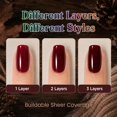 thumbnail image 5 of Beetles Midnight Syrup Jelly Gel Nail Polish Set, 6 Colors, Sheer Fall Shades, 5 of 7