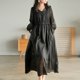 thumbnail image 1 of Loose Elegant Dresses For Women Sexy V-Neck Lace Up Harajuku Party Club Dress With Pockets zhangmengya LED, 1 of 2