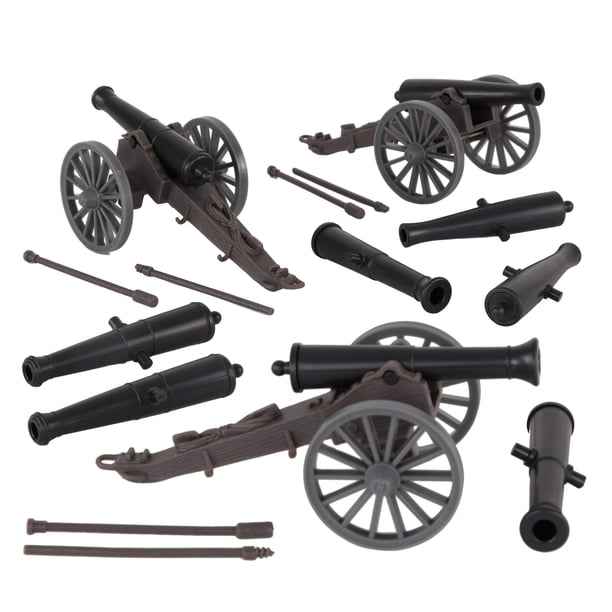 Set de juego de cañones de juguete BMC CTS Guerra Civil de Estados Unidos, 15 piezas