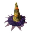 thumbnail image 2 of Xihbxyly Sombrero de Bruja de Halloween, Diseño de Mano de Esqueleto, Tela, Accesorio de Fiesta Único, Temática de Terror y Misterio, Decoración para Interiores y Exteriores, Ideal para Cualquier Fes, 2 of 3