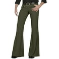 thumbnail image 1 of TINZ Pantalons Décontractés pour Hommes Rétro Jambes Larges Extensibles Pantalons Évasés Élastiques Confortables Mode Urbaine Performance Bas 4 Ans 6, 1 of 8