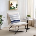 thumbnail image 3 of Abstract Stripe Outdoor Pillow Covers Set of 2 Classic Navy Blue Lines Art Waterproof Throw Pillow Case Decorative Square Cushion Cover for Patio Couch Garden Balcony, 20"x20", 3 of 9