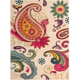 thumbnail image 2 of Unique Loom Estrella Collection Area Rug - Rodeo (9' x 12' 2" Rectangle Cream/Orange), 2 of 6