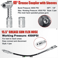 Tool Grease Tip 9Piece Grease Coupler Kit Quick Connect Grease