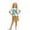 Mint Green, variant on Toddler Baby Girl Princess Dress Kids Girls Sleeveless Print Overalls Dress with Pocket Casual Suspender Dresses Party Summer Dresses 4-5 Years