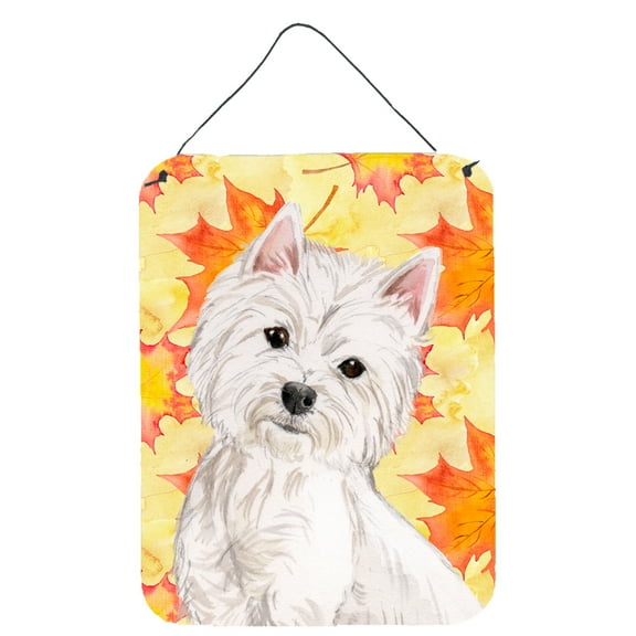 Westie Fall Wall or Door Hanging Prints