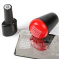 thumbnail image 2 of Kit de estampado para uñas con 3 selladores y 3 raspadores, diseño claro y agarre cómodo. Herramientas DIY ideales para transferir patrones de arte en uñas., 2 of 6