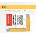 thumbnail image 3 of 28 Rolls (14,000 Labels) 2 in 1 - Do Not Separate This is a Set and Suffocation Warning Stickers Combo FBA Approved, 3 of 4