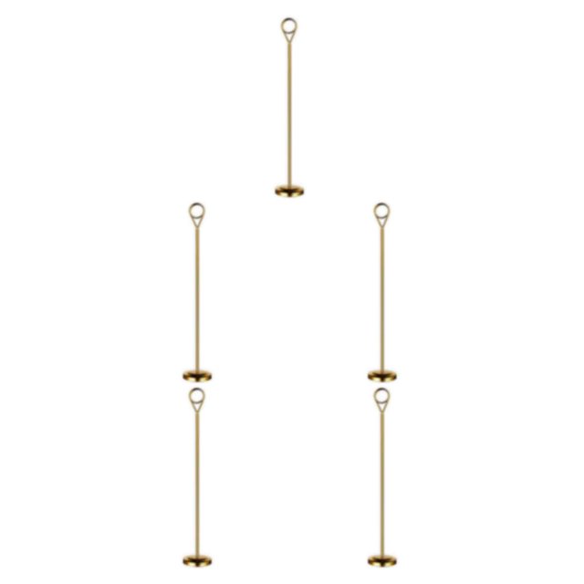 Baohd Porte-photo Numéro de Table Contemporain pour les Paramètres d'Hôtel à la Mode Or 30cm 5Set