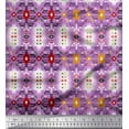thumbnail image 1 of Soimoi Poly Georgette Fabric Geometric Southwestern Decor Fabric Printed Yard 42 Inch Wide, 1 of 1